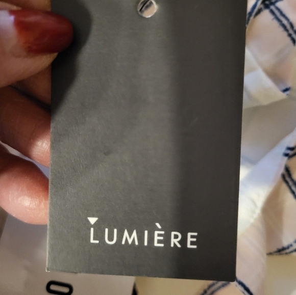 NWT Lumiere Small Urban Outfitters plaid pink and blue - Picture 8 of 11